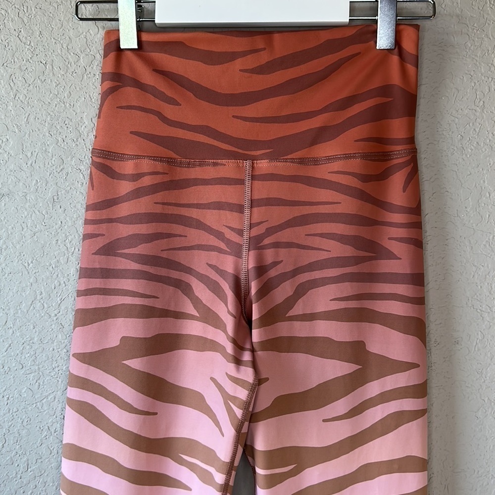 Beach Riot Pink and Brown Zebra Leggings - Picture 5 of 16